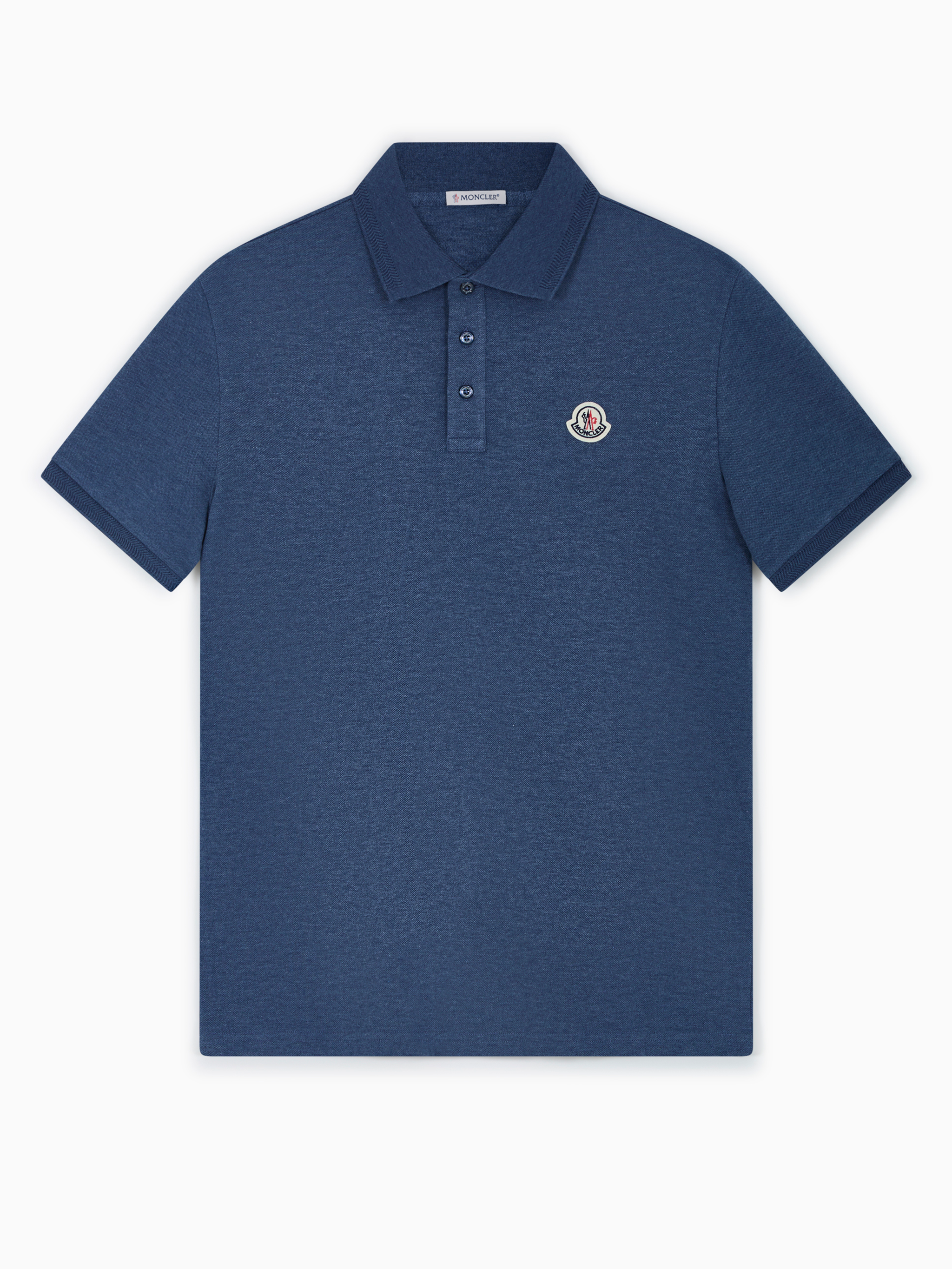 Logo-patch polo shirt