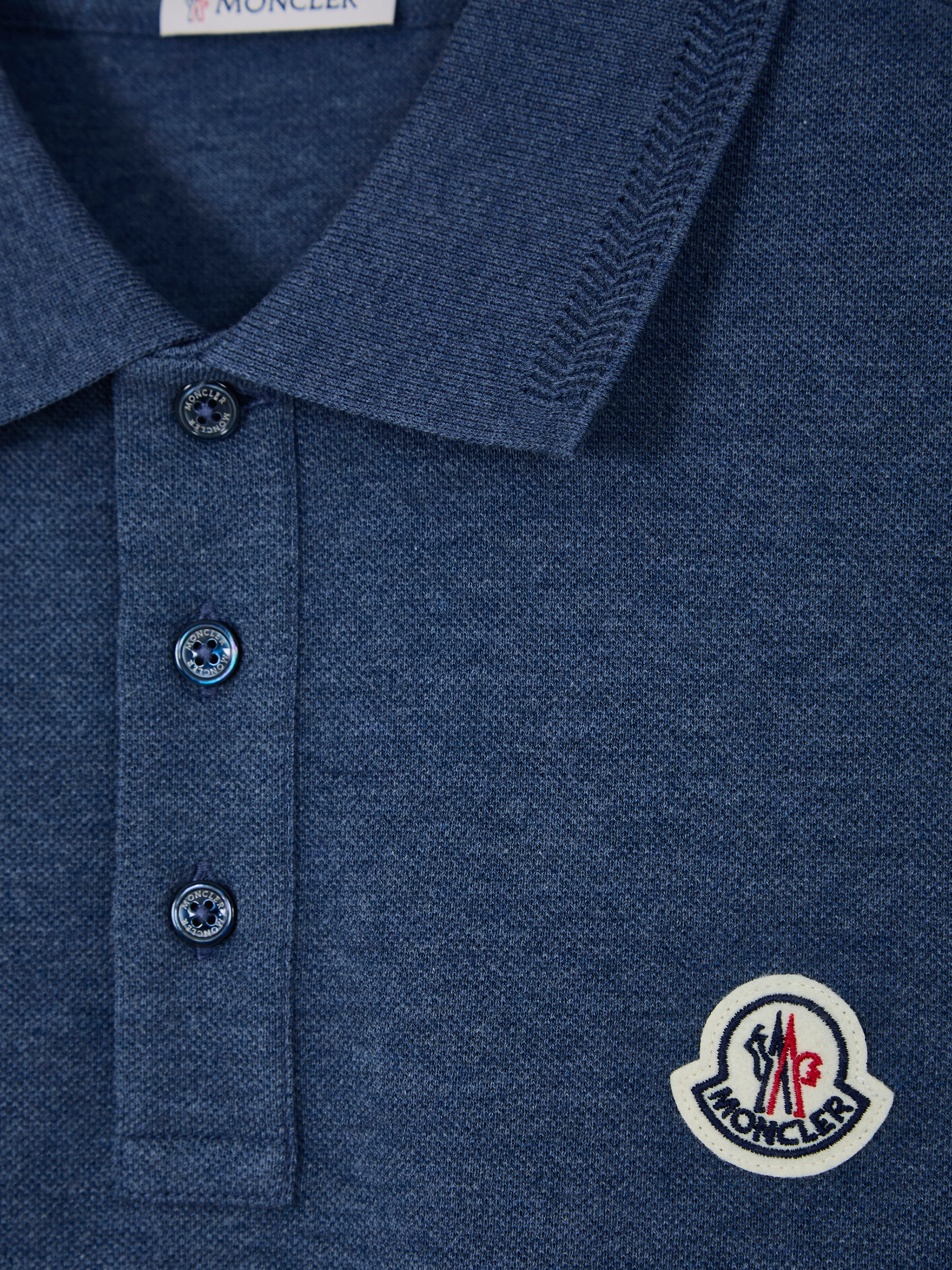 Logo-patch polo shirt