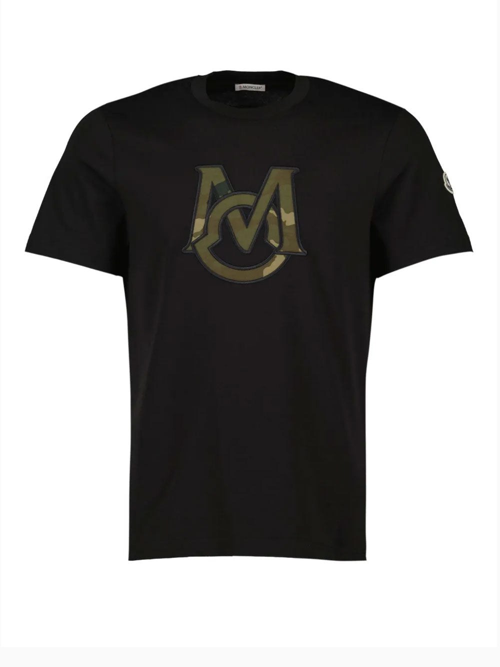 Camiseta con parche de camuflaje