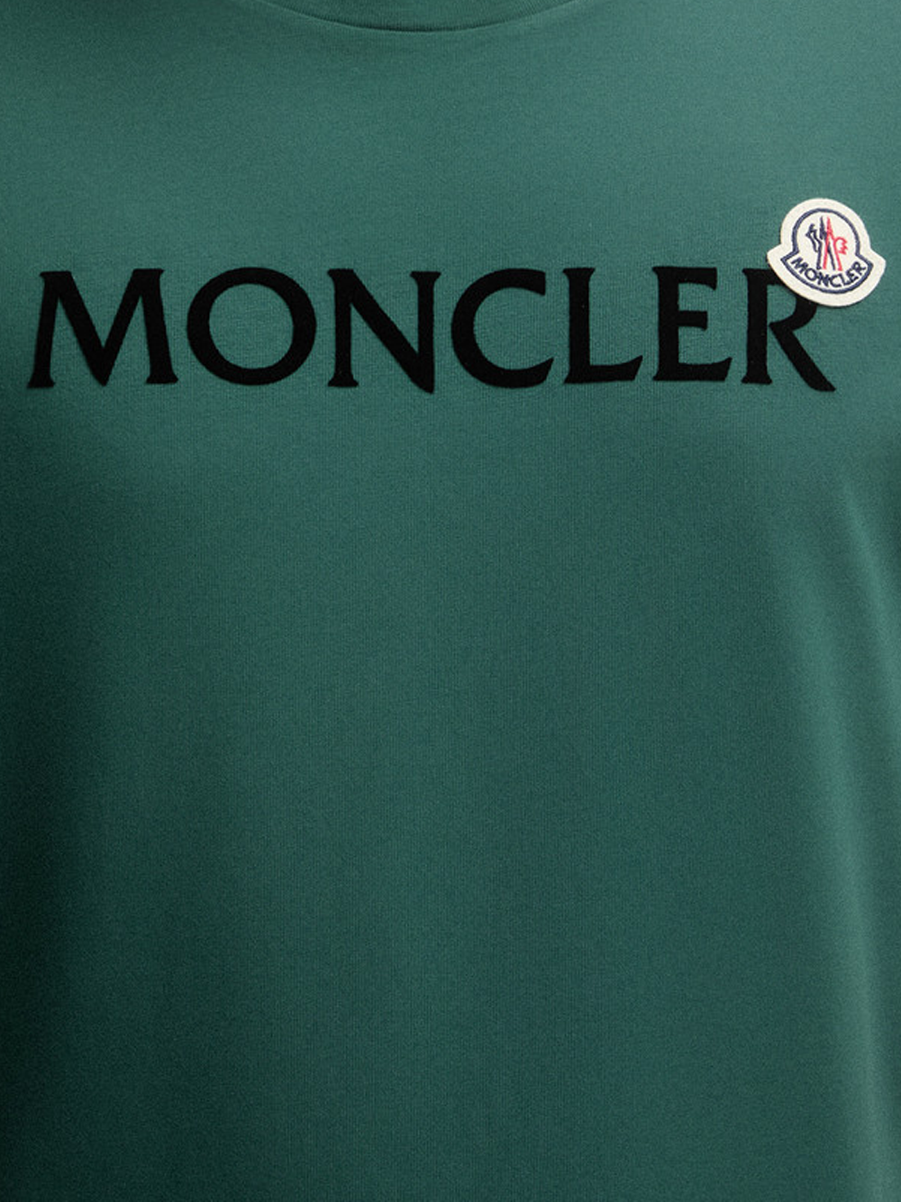 Flocked logo T-shirt