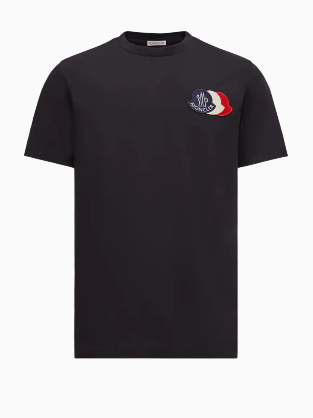 Embroidered Tricolour logo t-shirt
