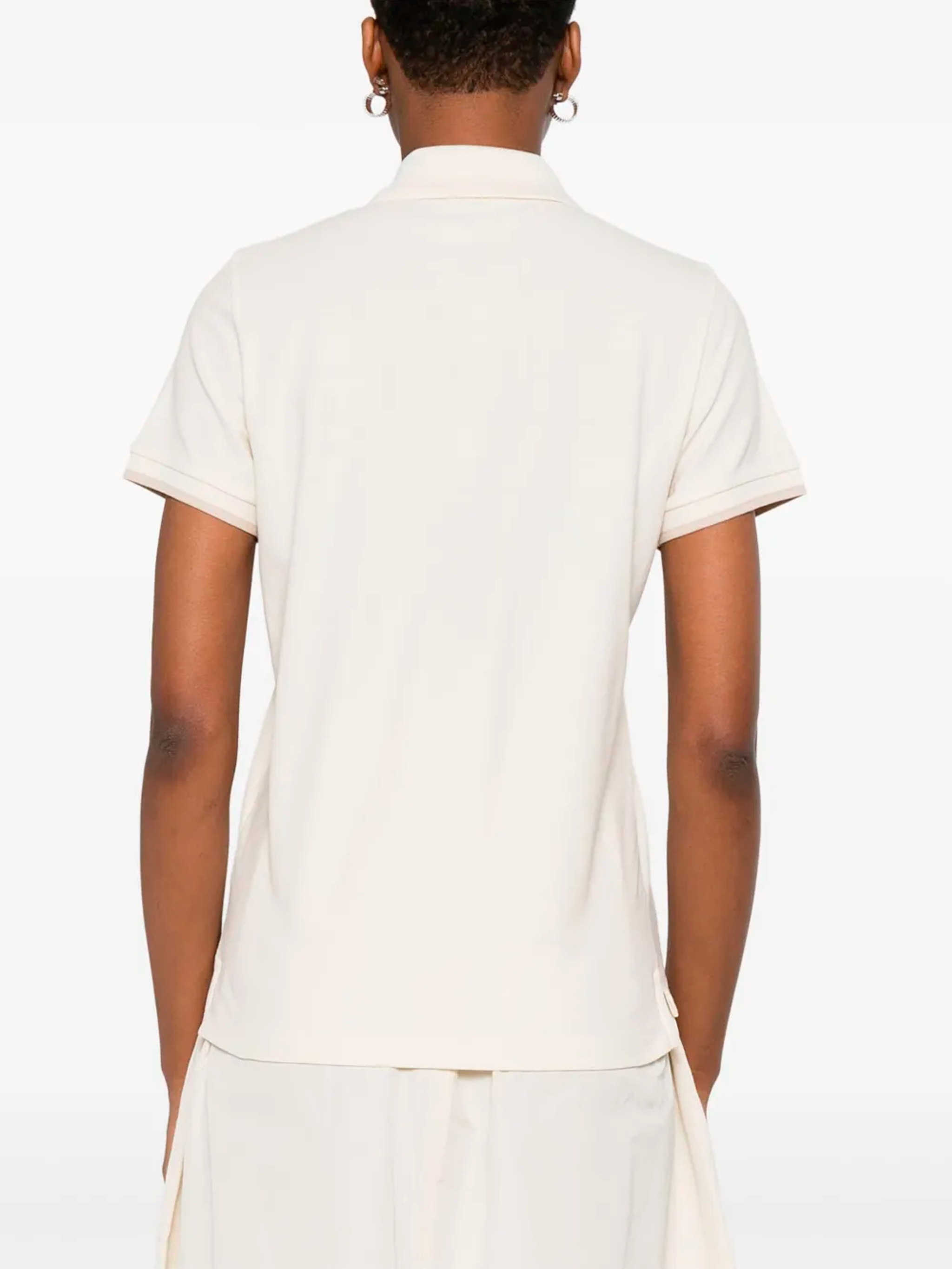 Logo-patch polo shirt