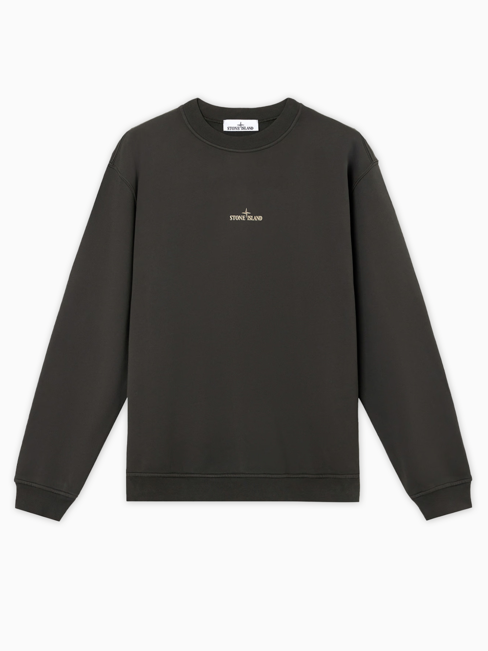 トップス STONE  98ss COMPASS LOGO SWEAT YEL STONE ISLAND 98ss COMPASS LOGO SWEAT YEL