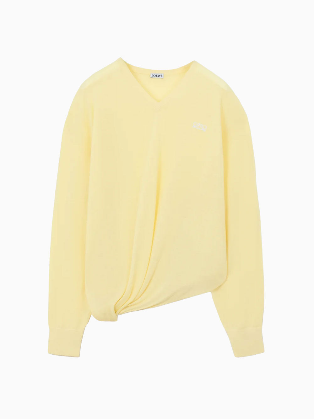 Twisted draped jumper