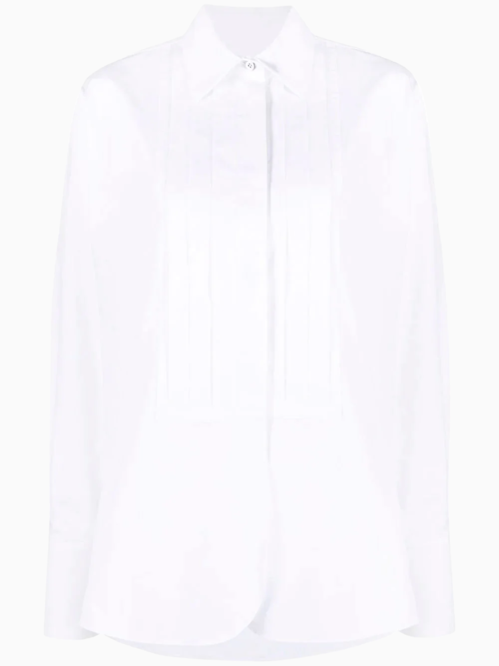 JILSANDER Long-Sleeve Shirt シャツ 24AW Jil Sander logo-print long-sleeve Top | White | FARFETCH CA