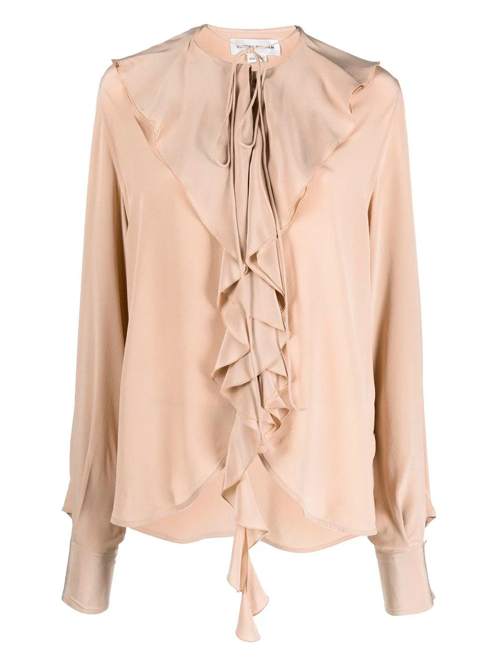 Ruched-detailing blouse, Victoria Beckham