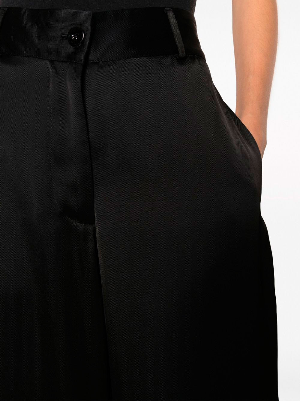 High-waisted trousers