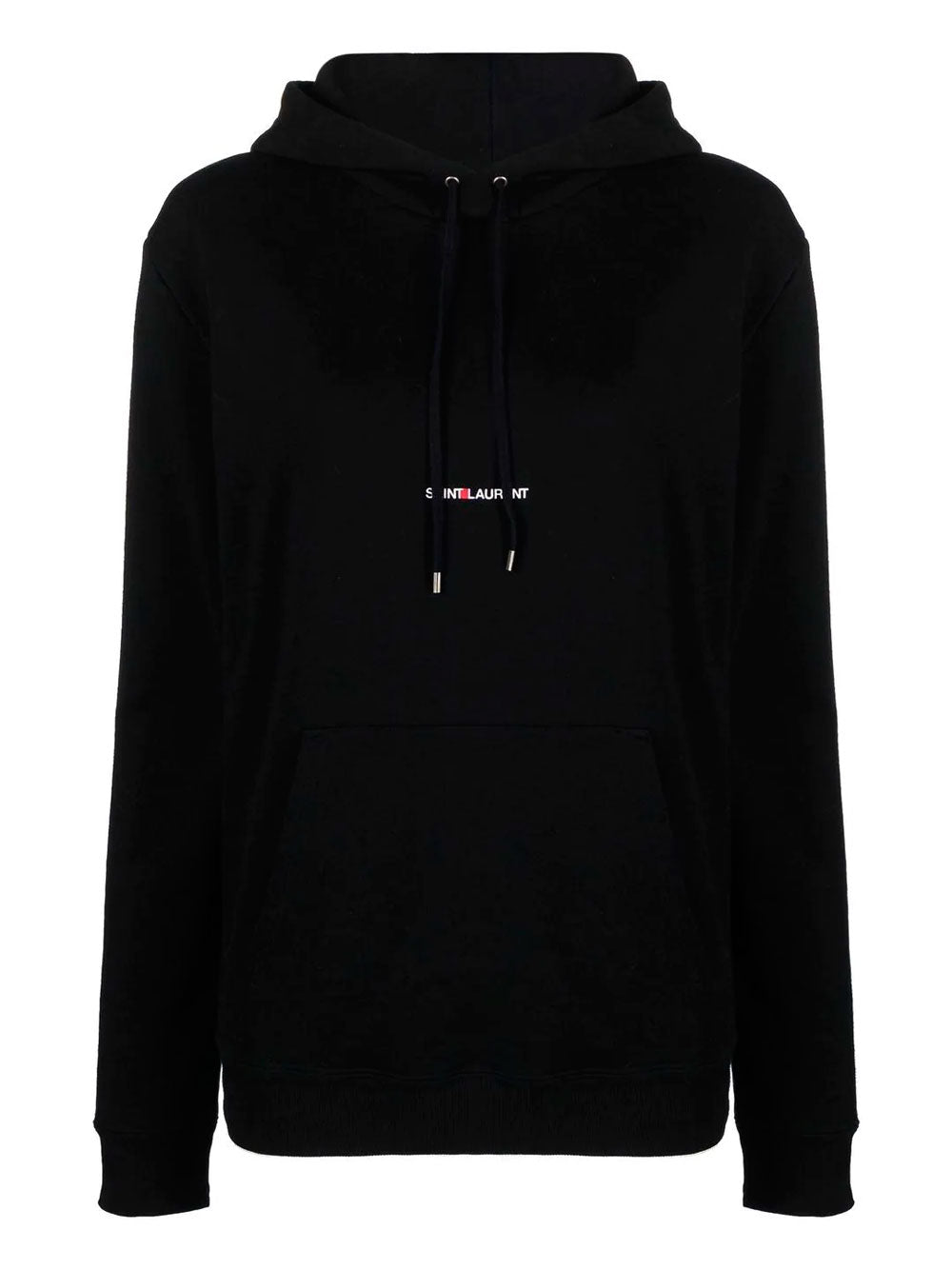 Saint laurent sale logo print hoodie