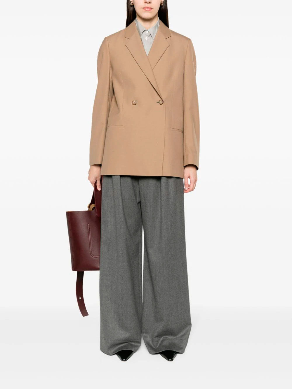 Chaqueta de doble botonadura