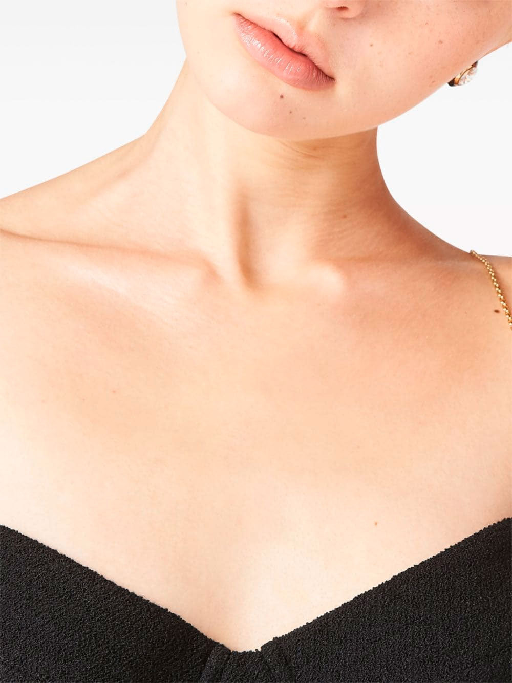 Sweetheart-neck minidress