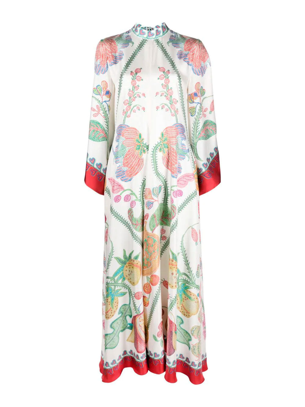 Magnífico Flower Placée-print dress