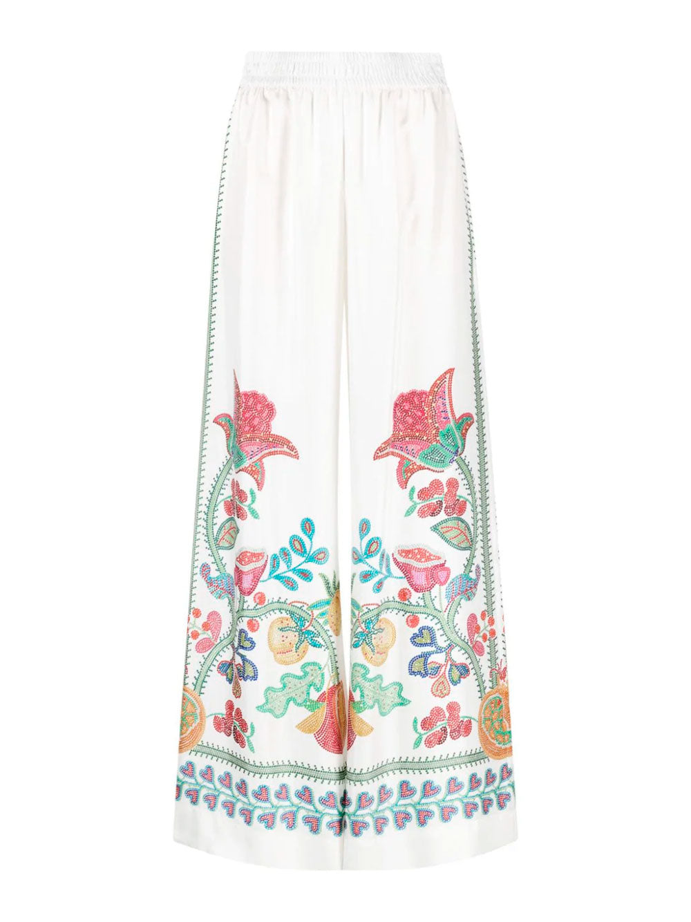 Grenadilla-print trousers