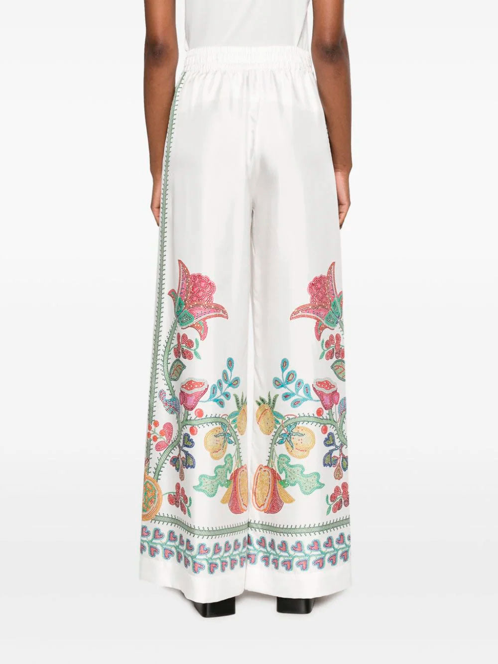 Grenadilla-print trousers