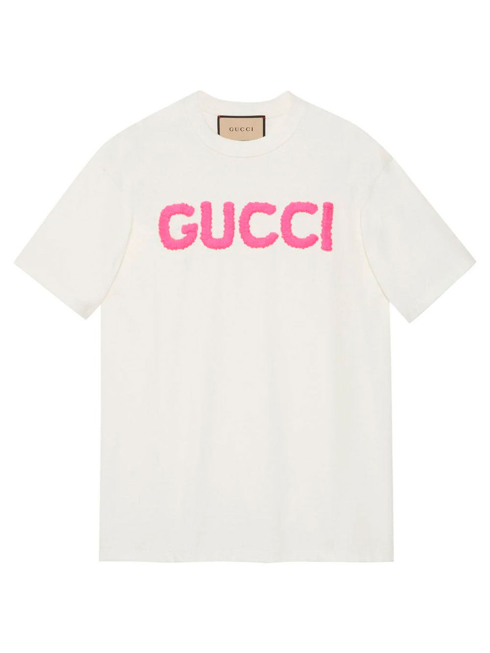 Camiseta con logotipo bordado