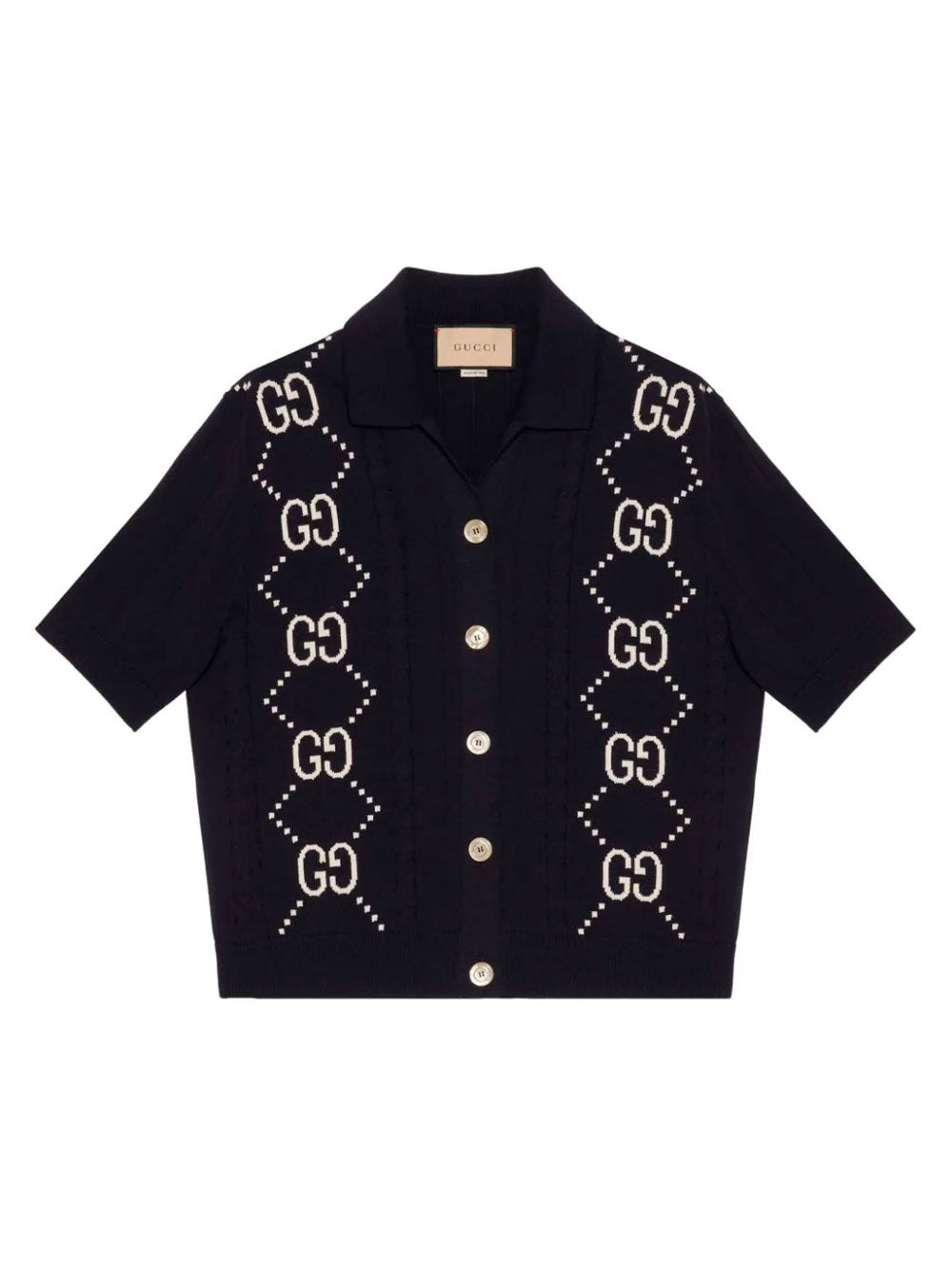 GG-jacquard cardigan