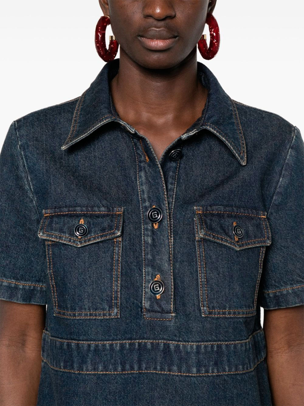 Vestido de denim orgánico