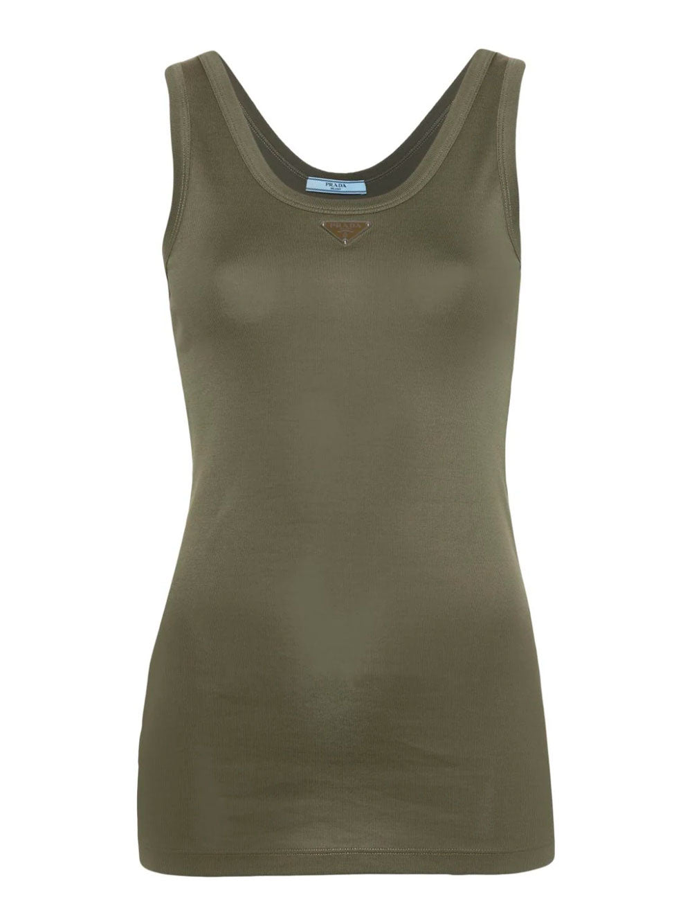 Triangle-logo tank top