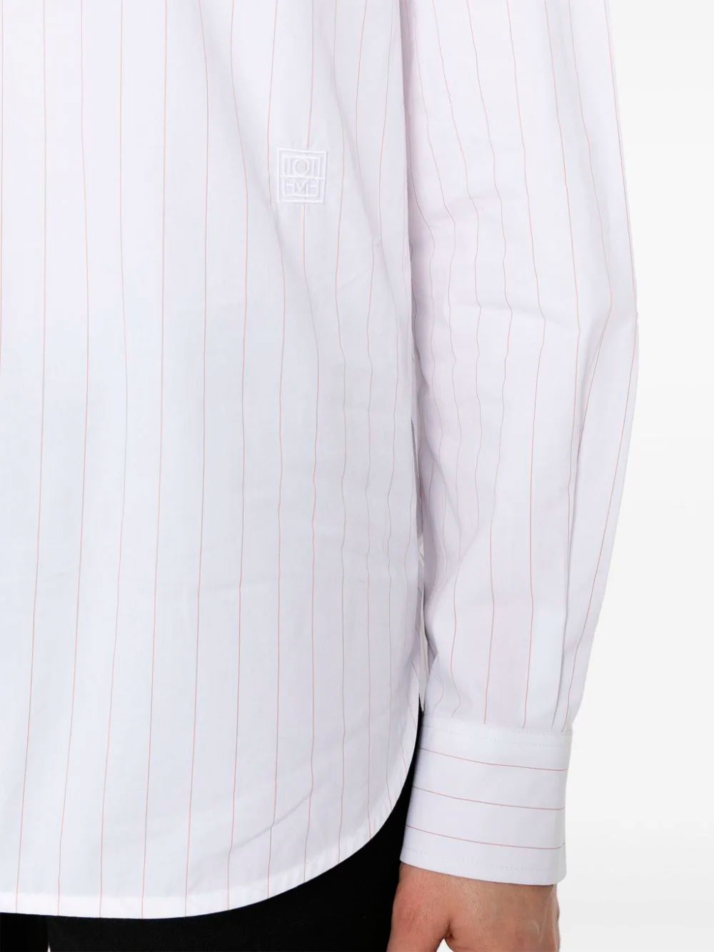 Pinstripe cotton shirt