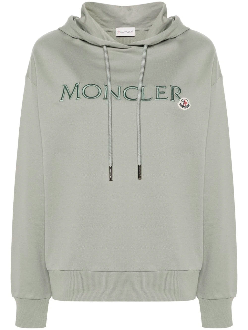 Logo-embroidered hoodie | Moncler | OTTODISANPIETRO