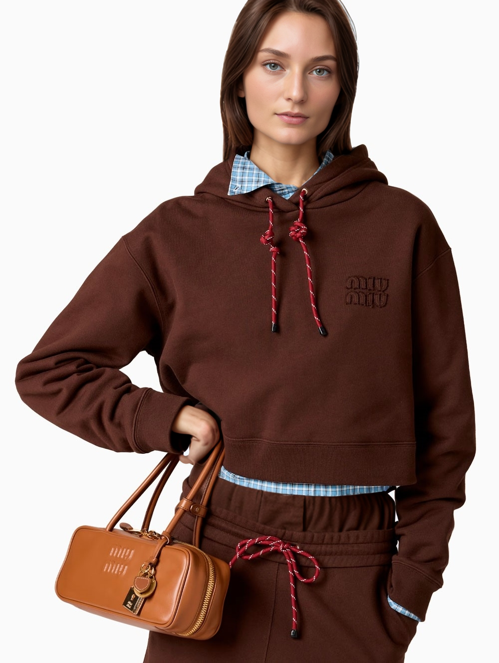 Cotton fleece shorts