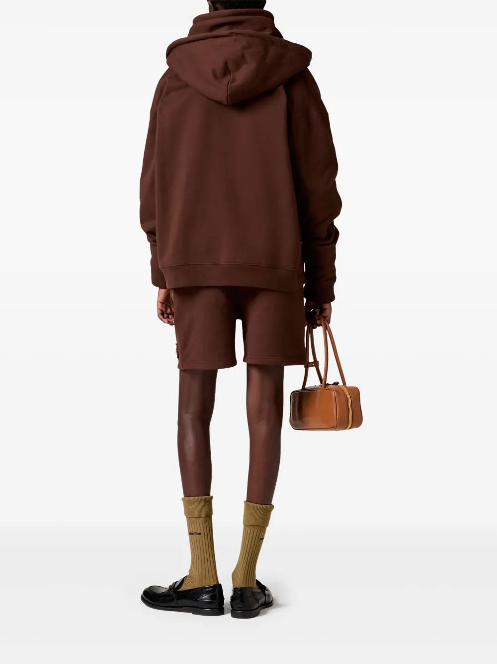 Cotton fleece shorts