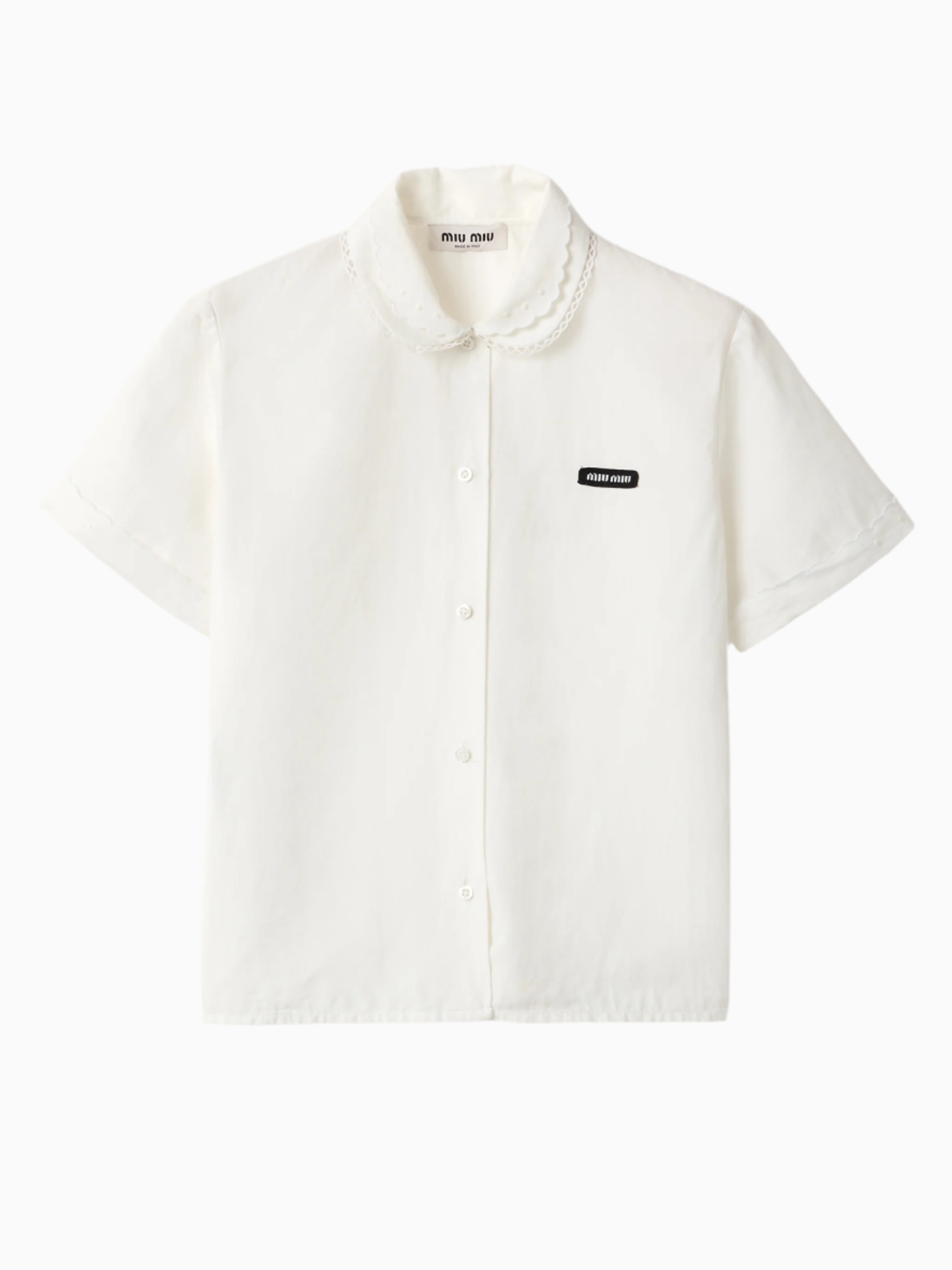Slubbed poplin shirt