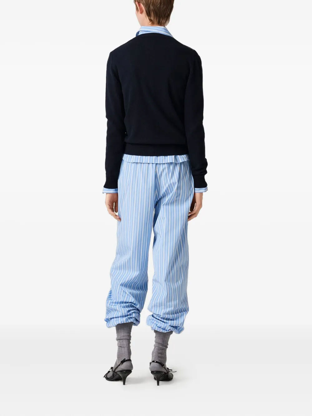 Argyle cashmere cardigan