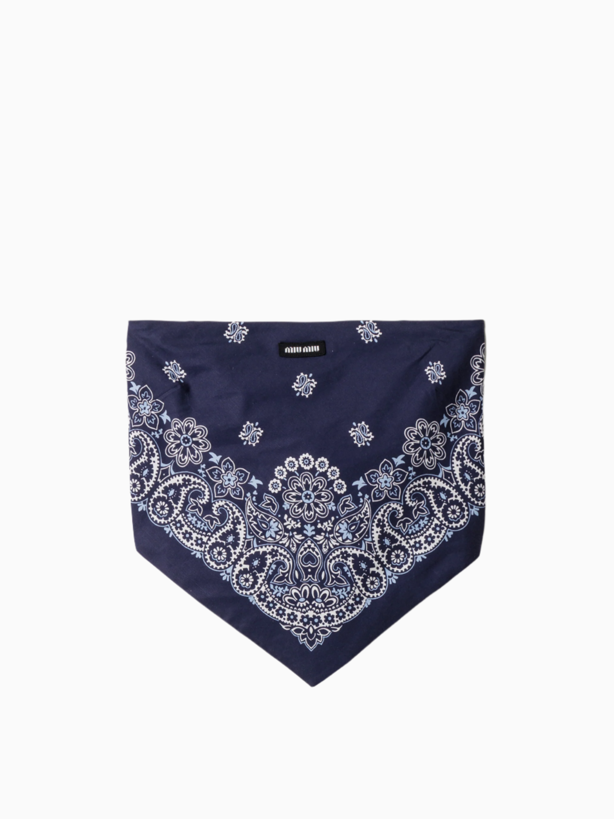 Top bandana estampado