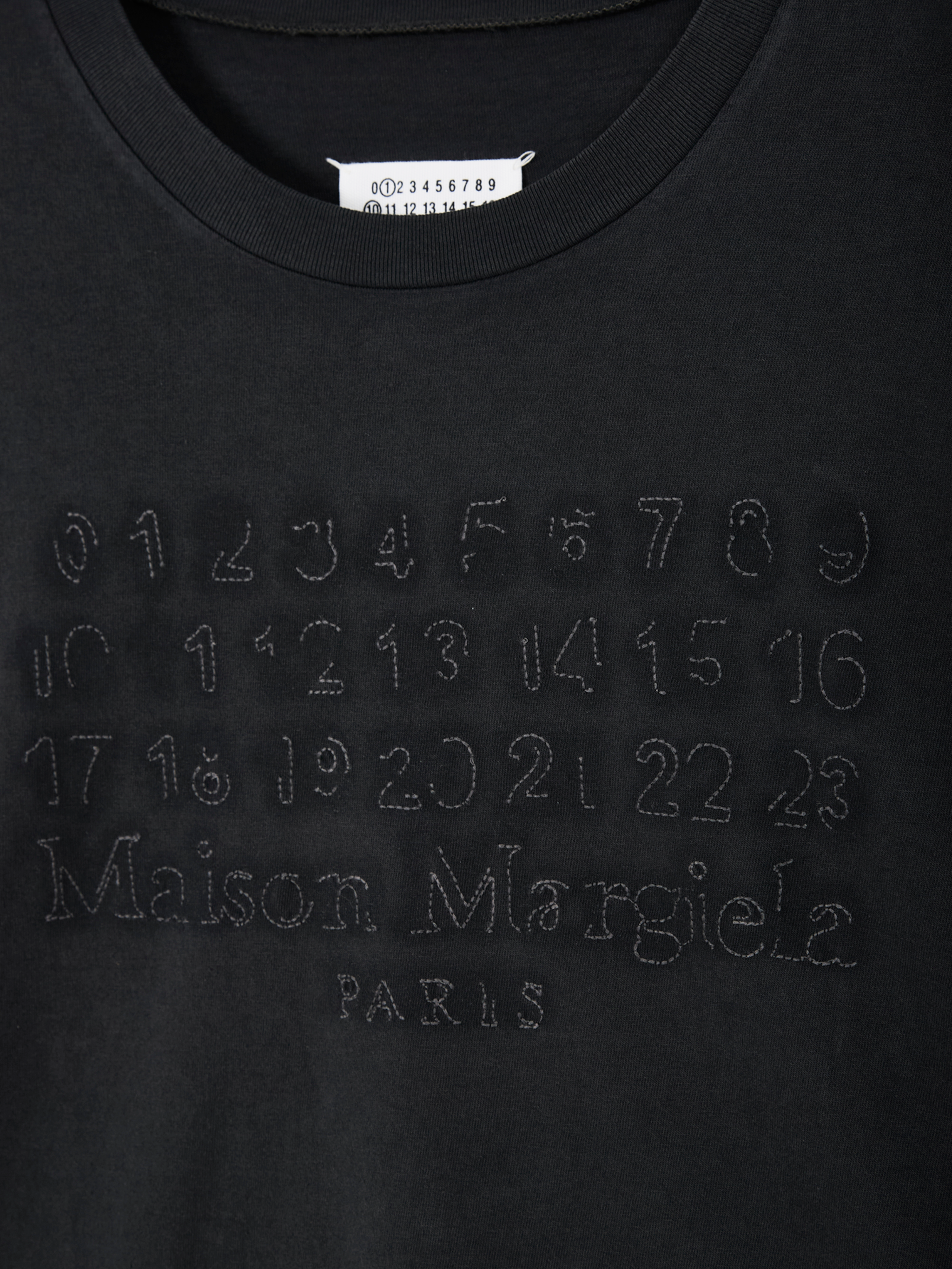 Embroidered-logo t-shirt