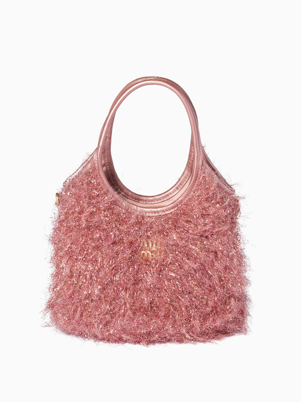 miu miu グリッター ハンドバッグ IVY bag in lurex | Miu Miu | OTTODISANPIETRO