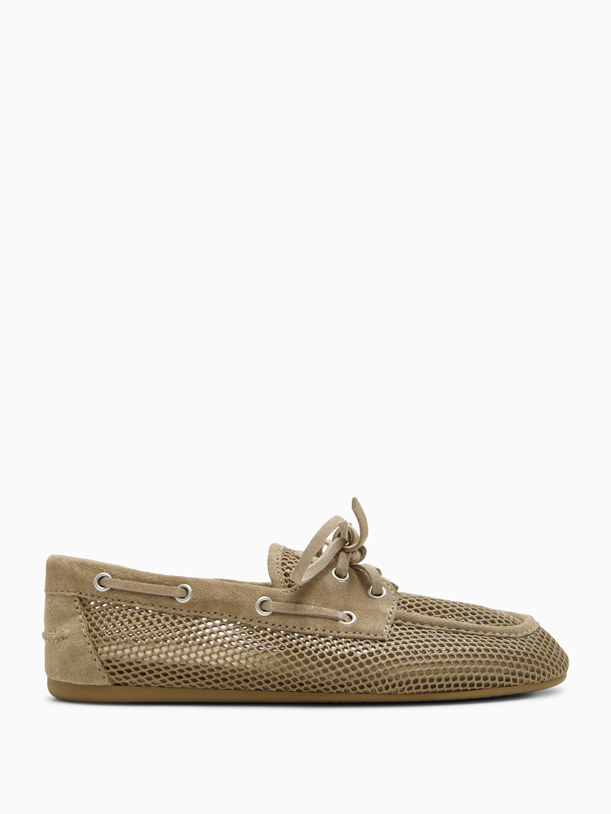 Net suede loafers
