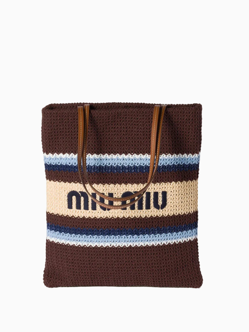 Woven tote bag | Miu Miu | OTTODISANPIETRO