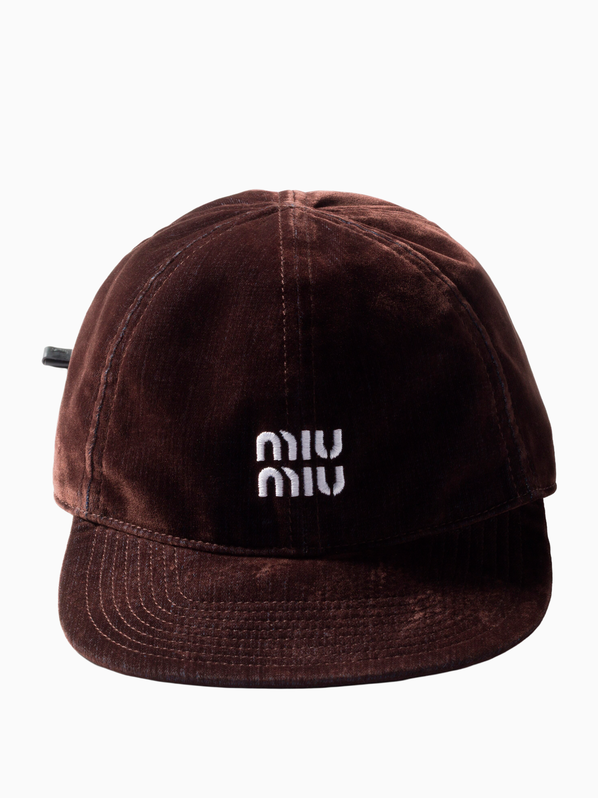 Velvet baseball cap