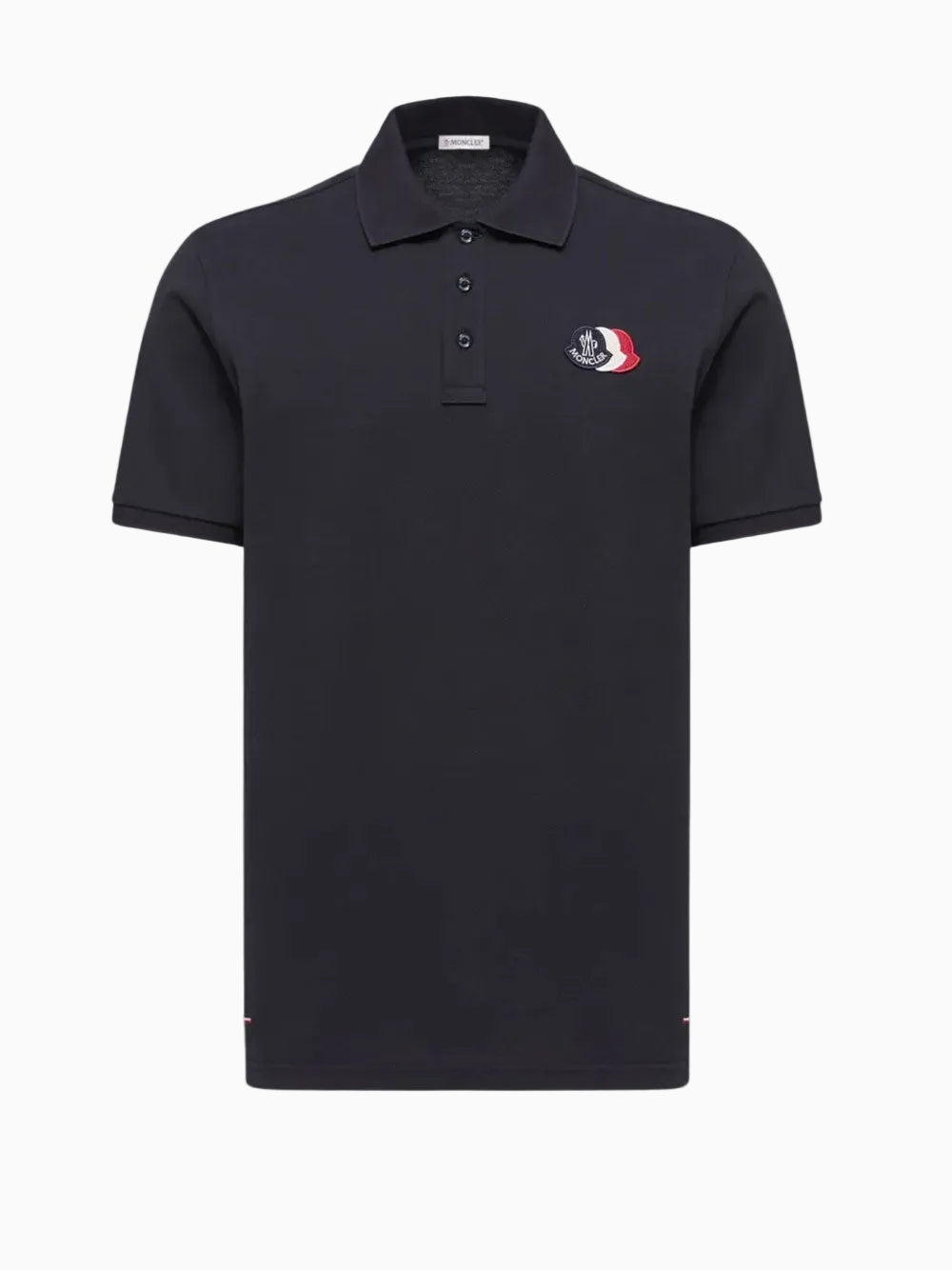 Logo-patch polo shirt