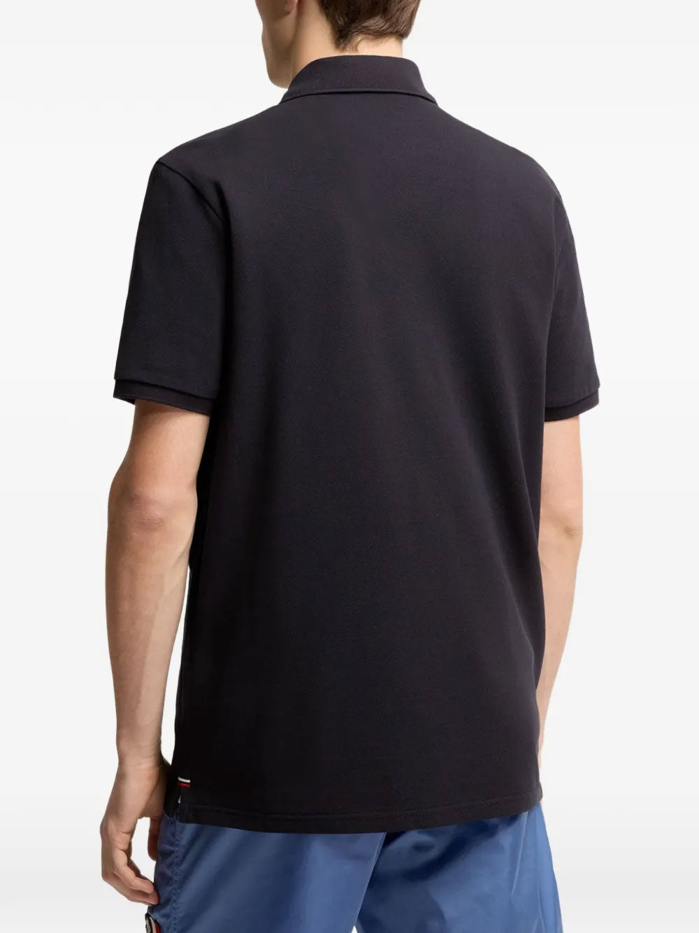 Logo-patch polo shirt