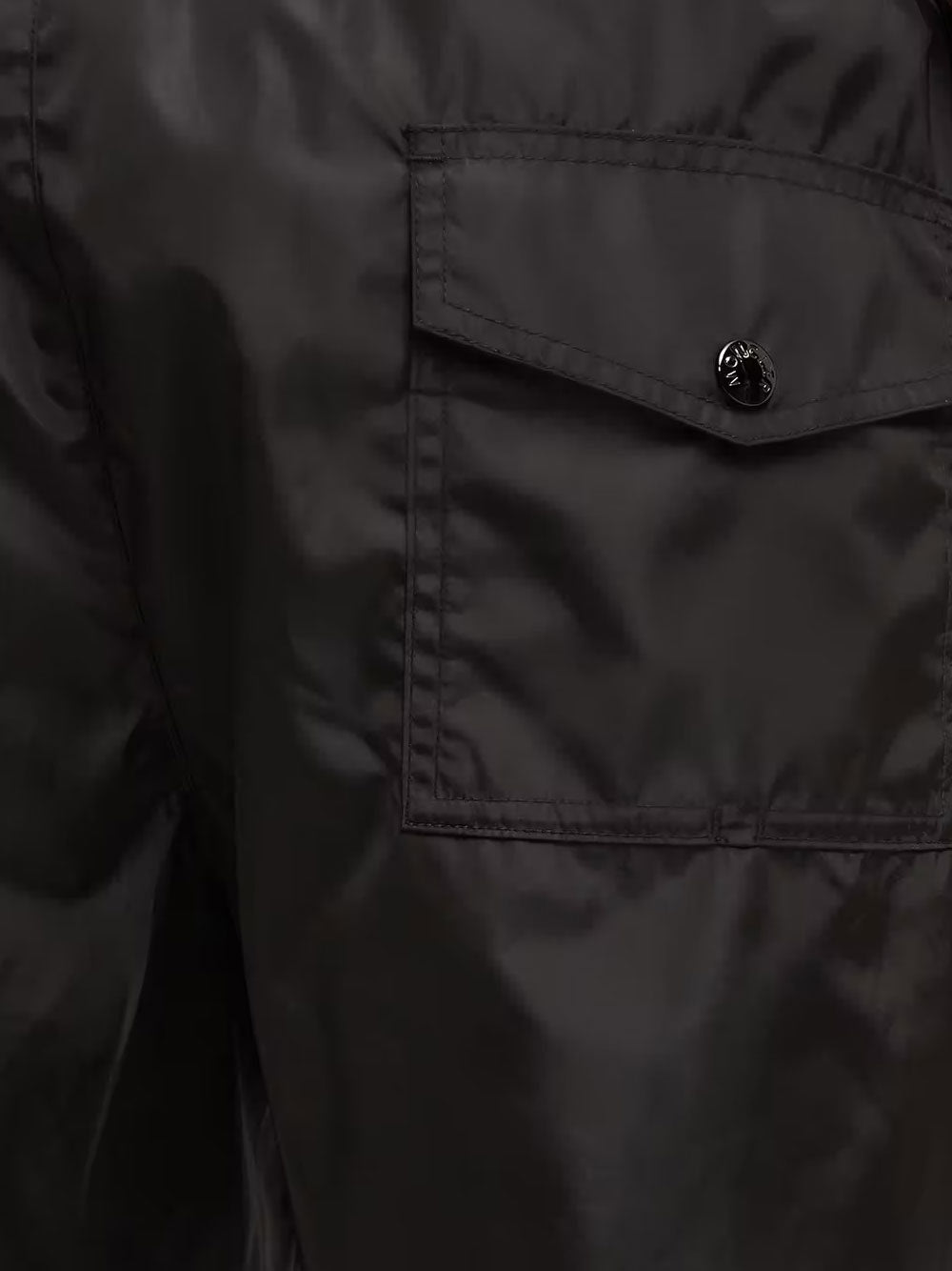 Logo-patch swim shorts