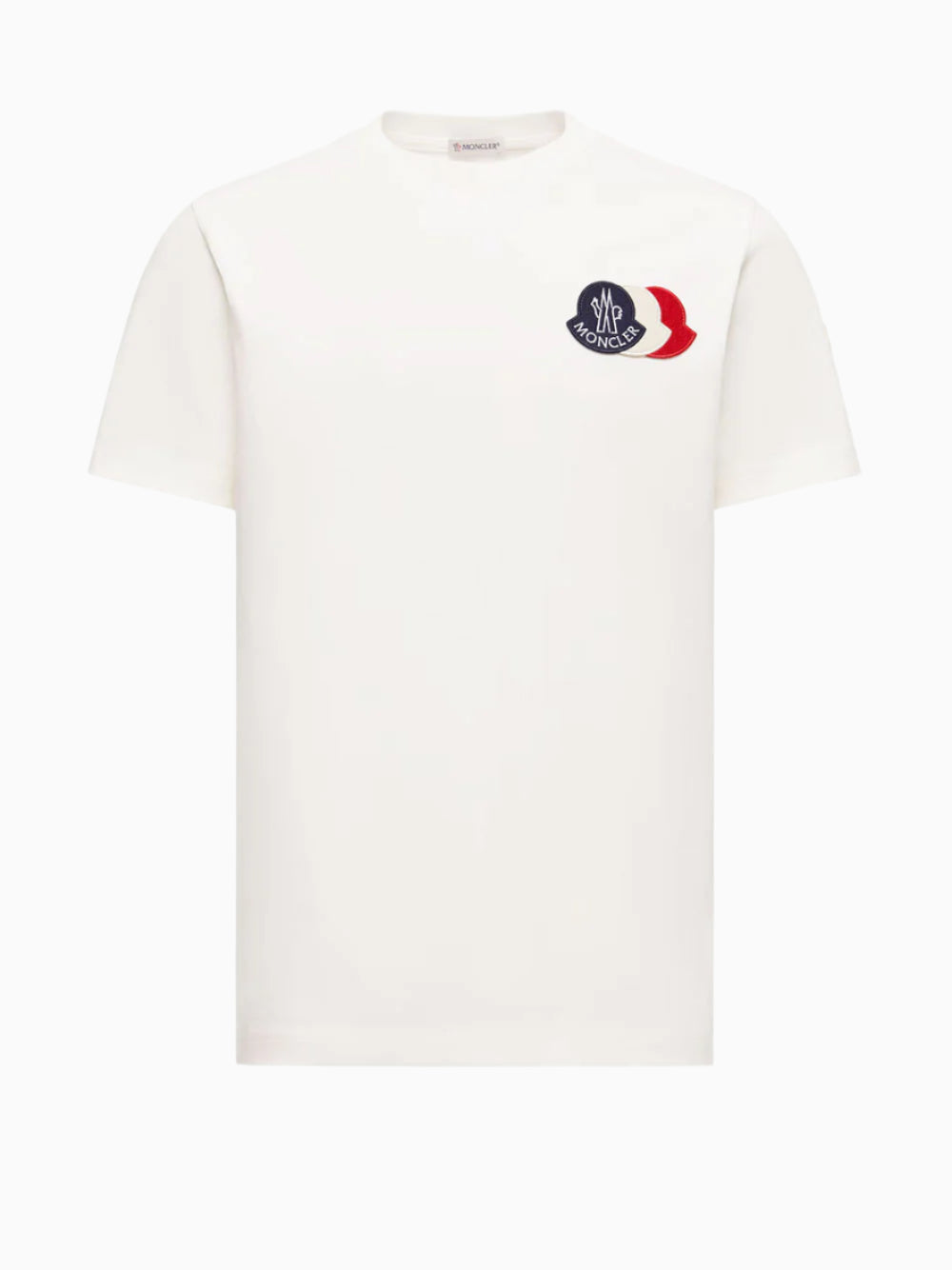 Embroidered Tricolour logo t-shirt