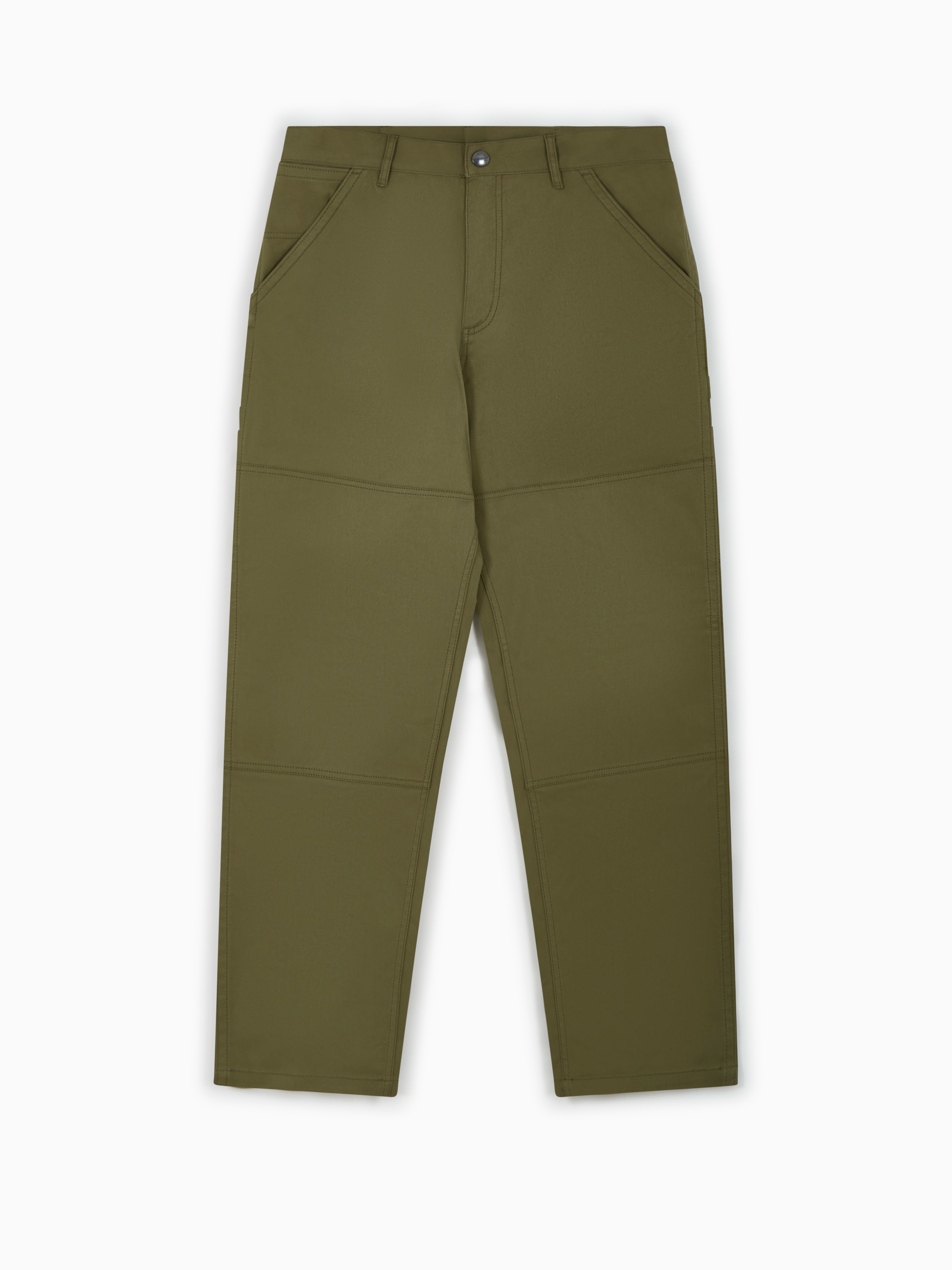 Cotton gabardine trousers