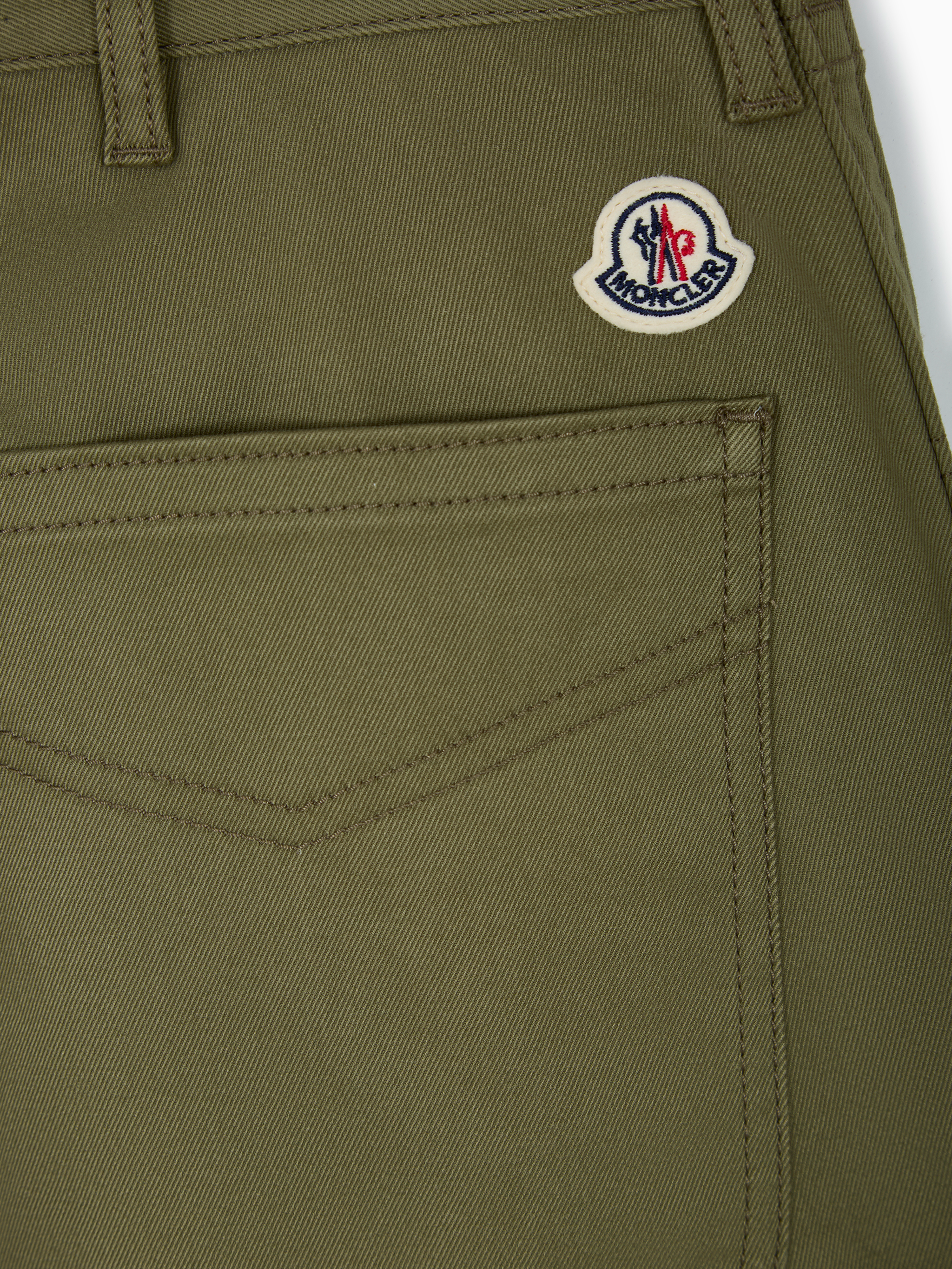 Cotton gabardine trousers