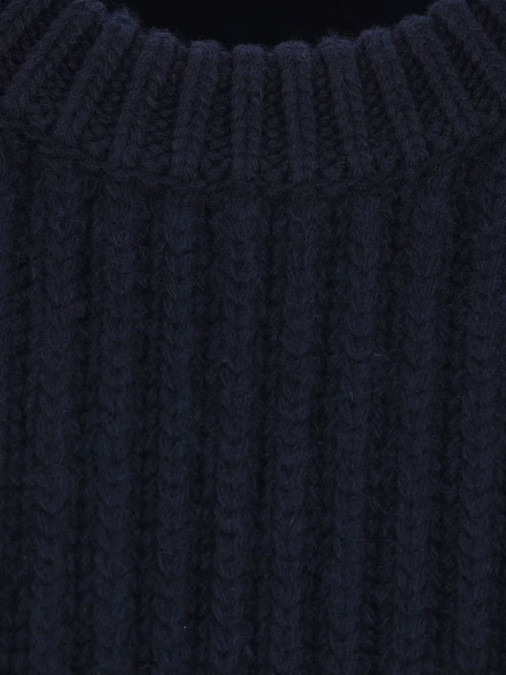Ribbed-knit sweater