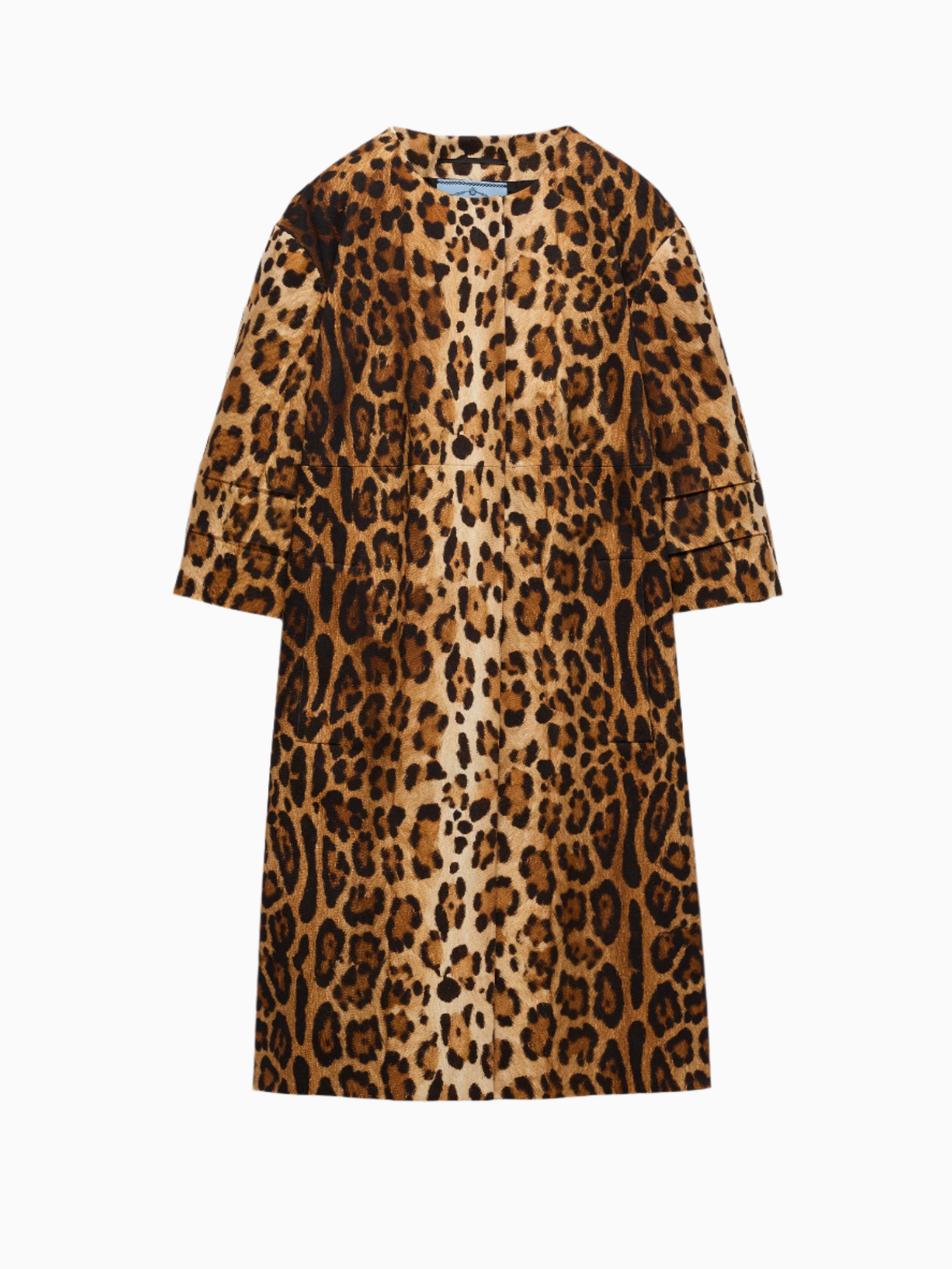 Abrigo con print animal