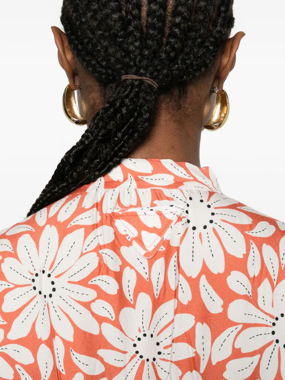 Floral-pattern dress