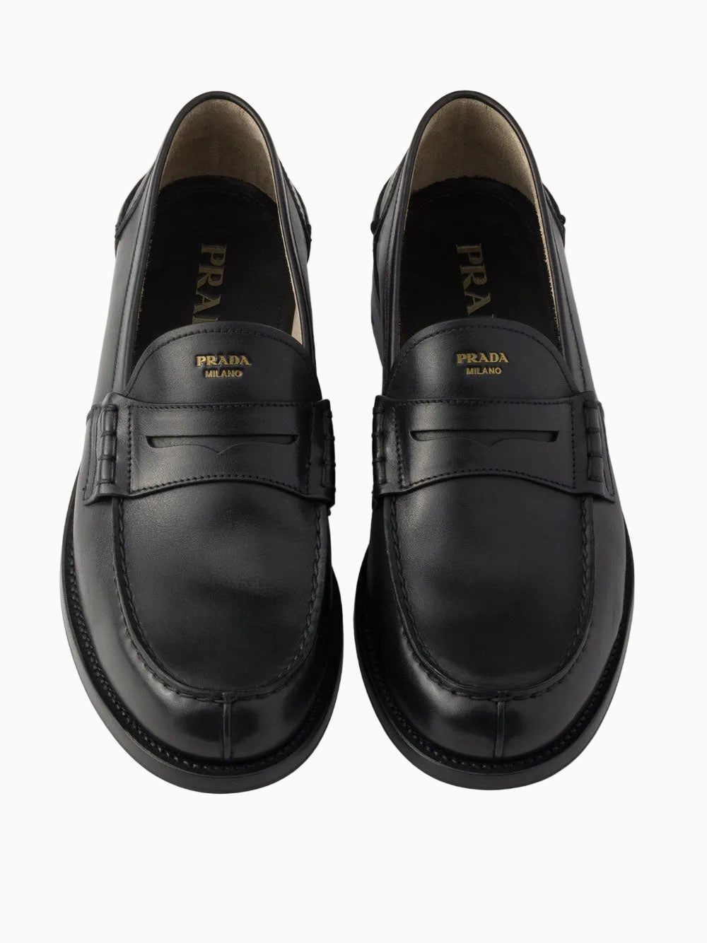 Leather loafers
