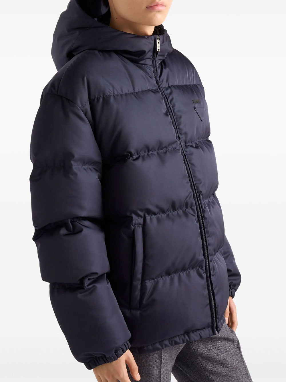Hooded padded jacket