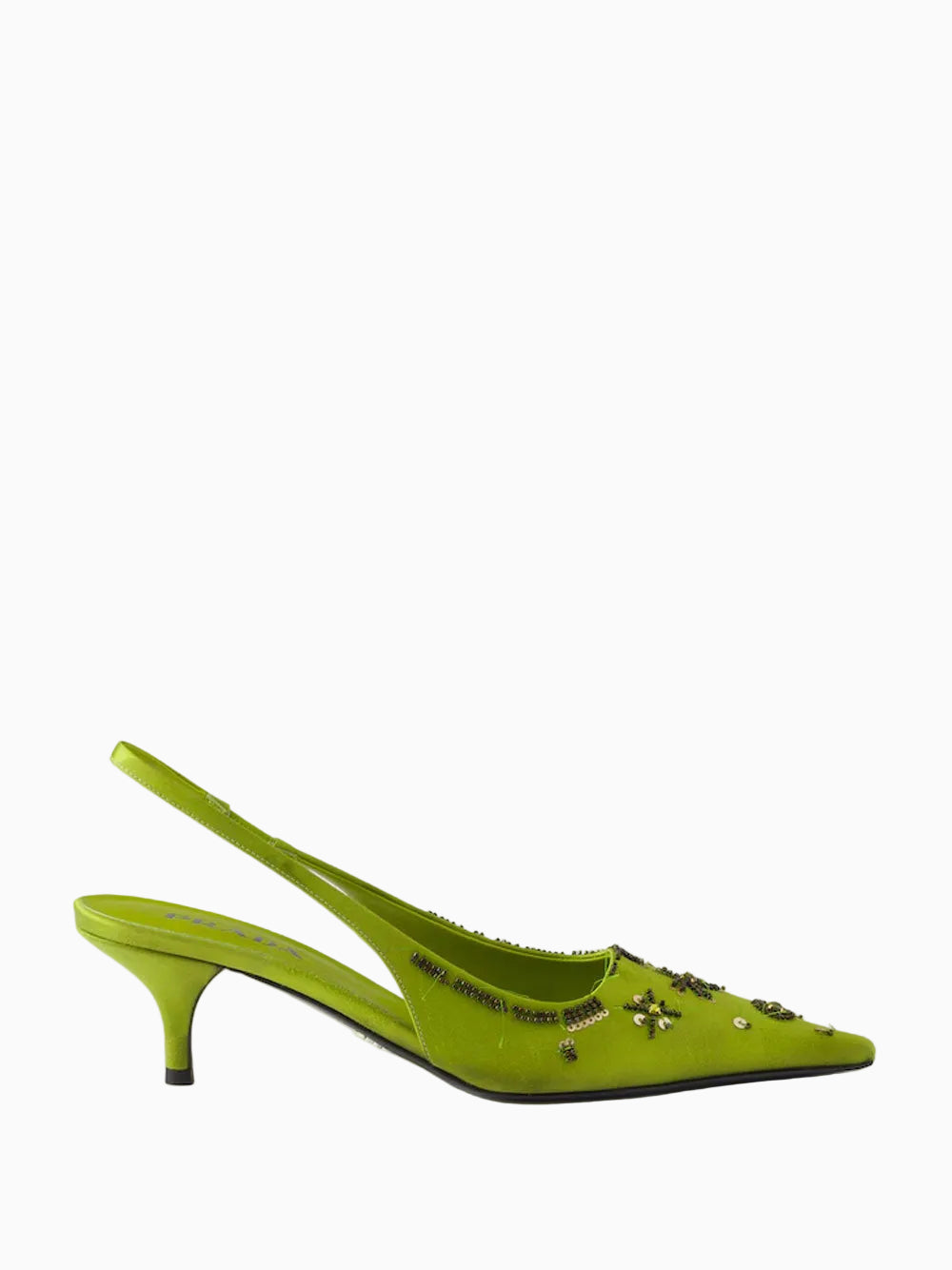 Zapatos slingbacks en satén