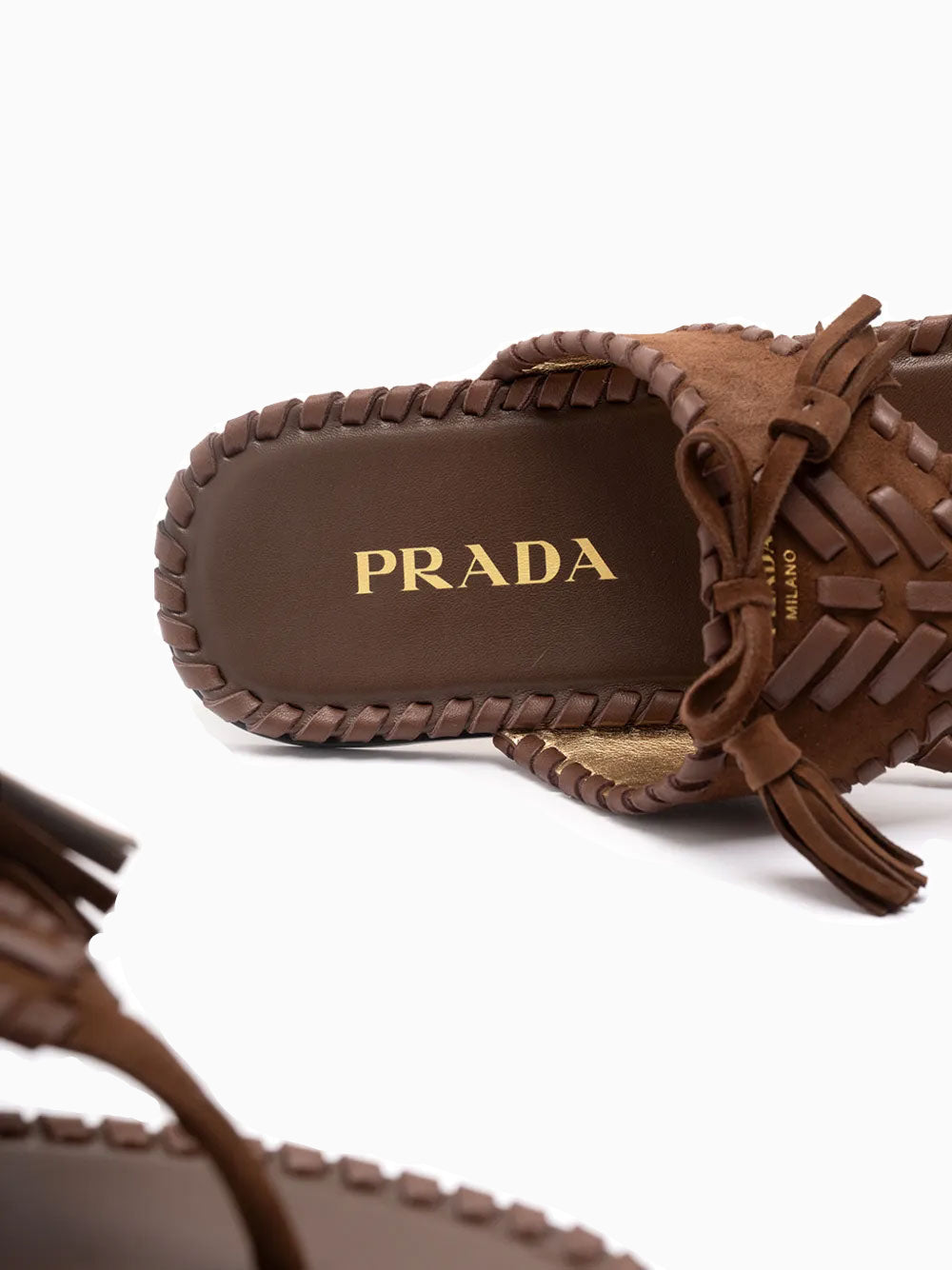 Tassel-detail sandals