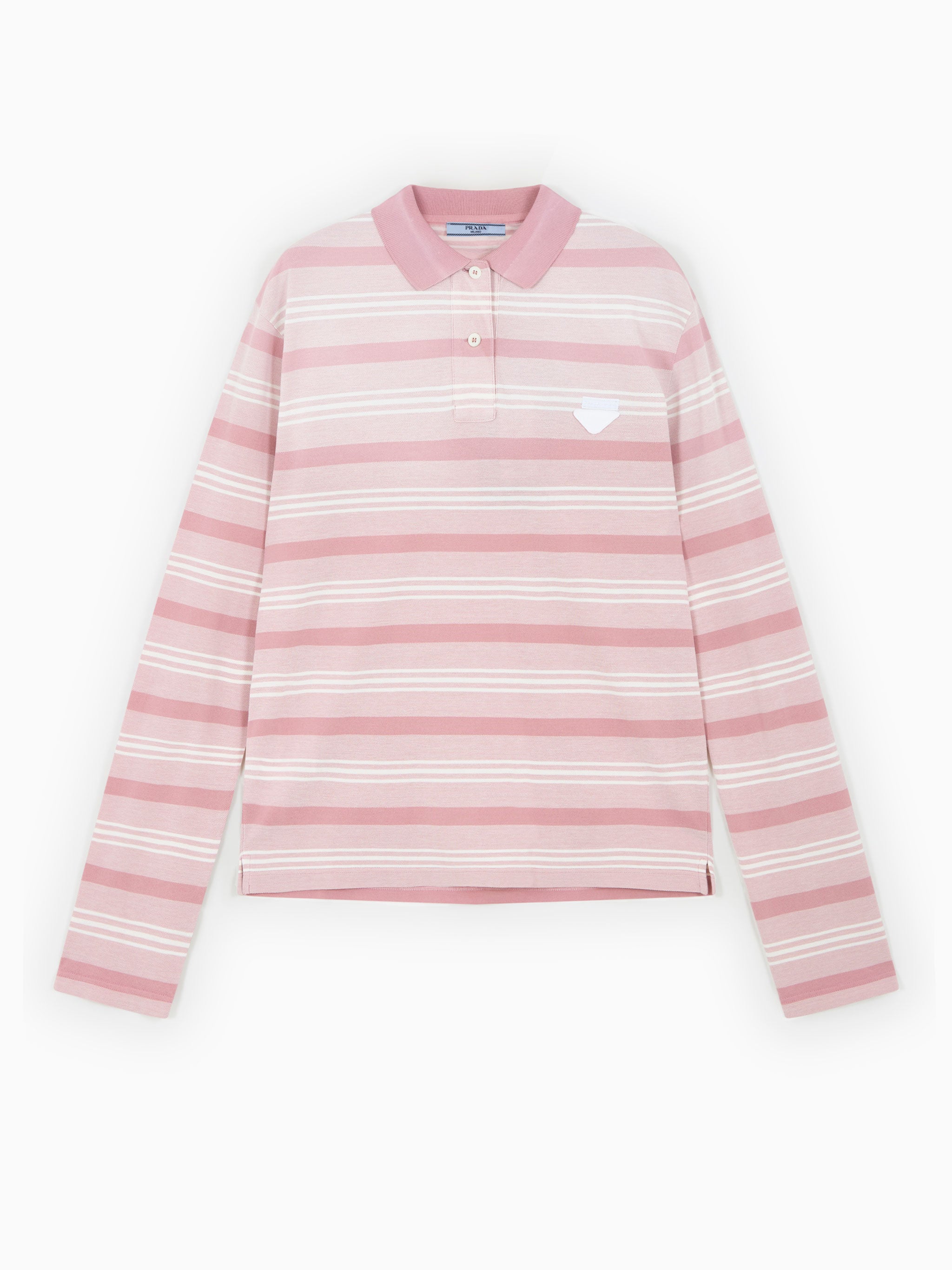 Striped polo shirt