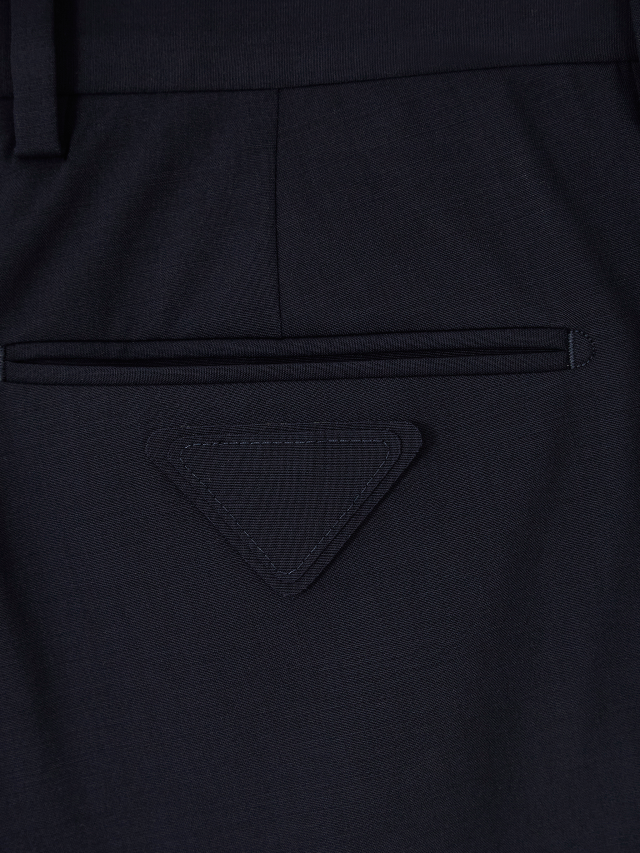 Stretch wool trousers