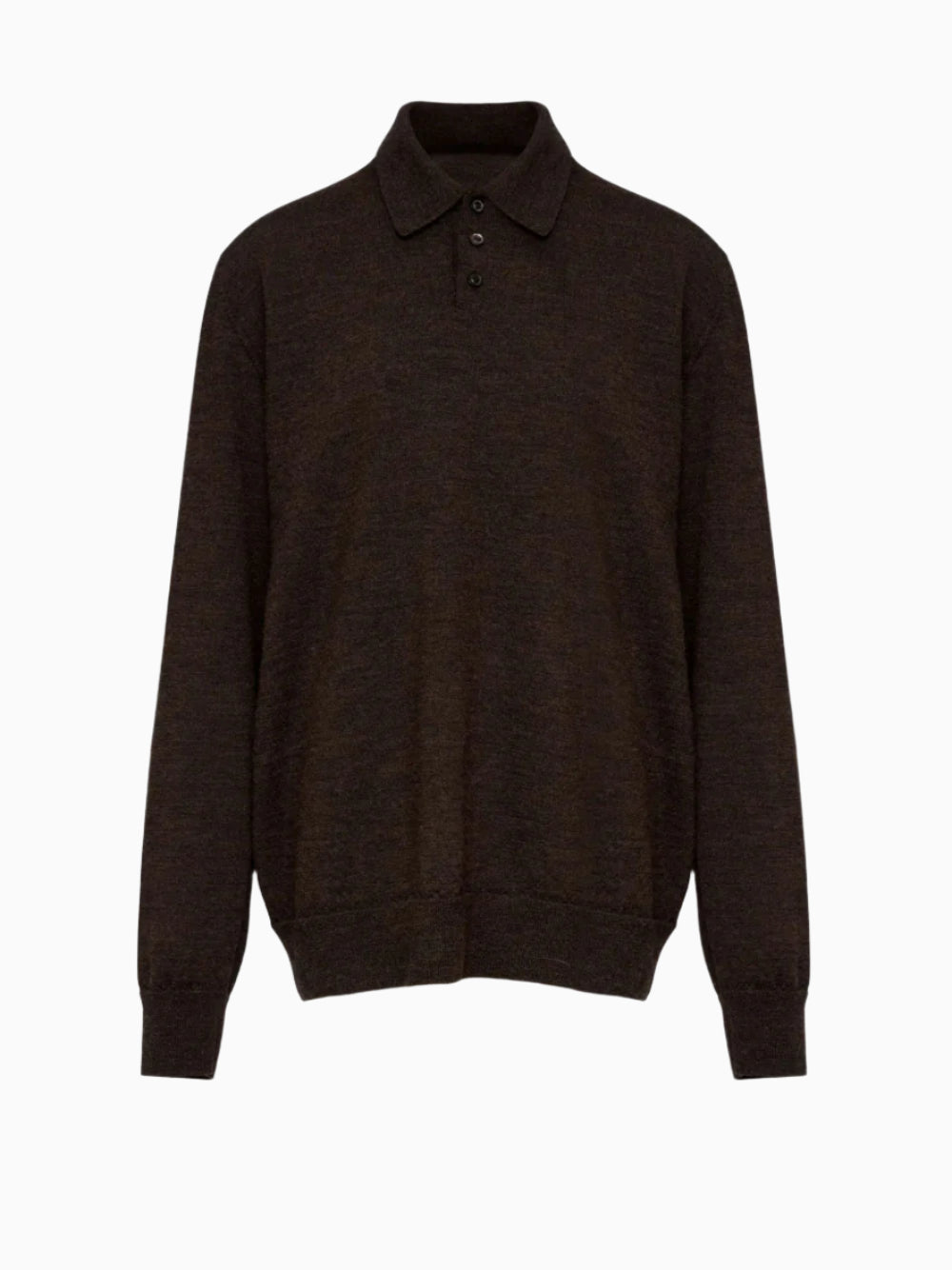 Elbow-patch polo shirt