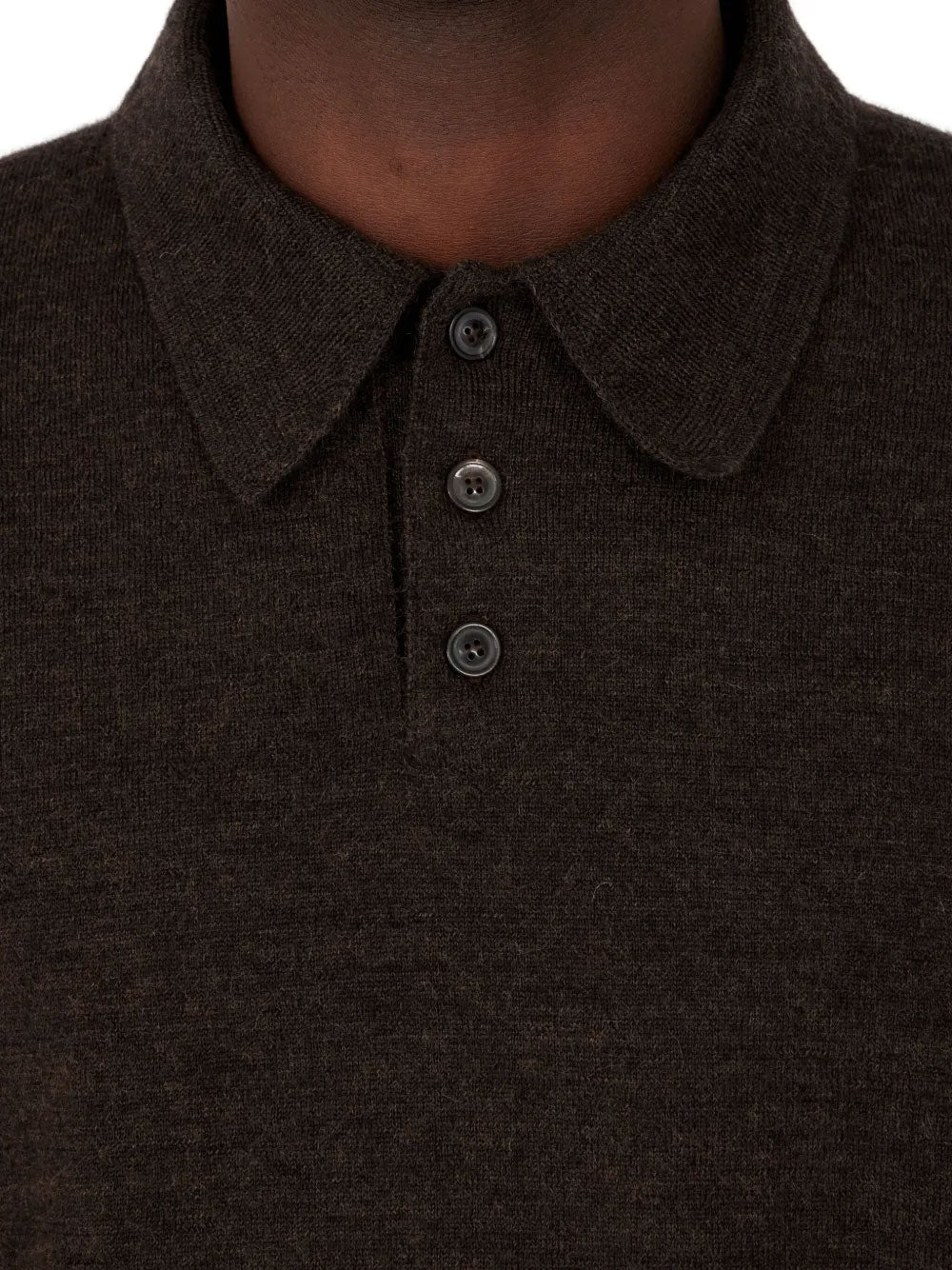 Elbow-patch polo shirt